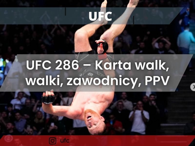UFC 286 – Karta walk, walki, zawodnicy, PPV
