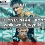 UFC on ESPN 44 – Karta walk, walki, wyniki