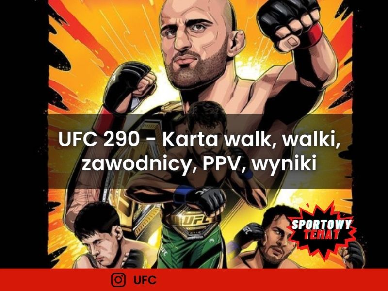 UFC 290 - Karta walk, walki, zawodnicy, PPV, wyniki