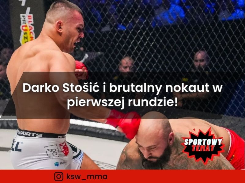 Darko Stošić i brutalny nokaut w pierwszej rundzie!