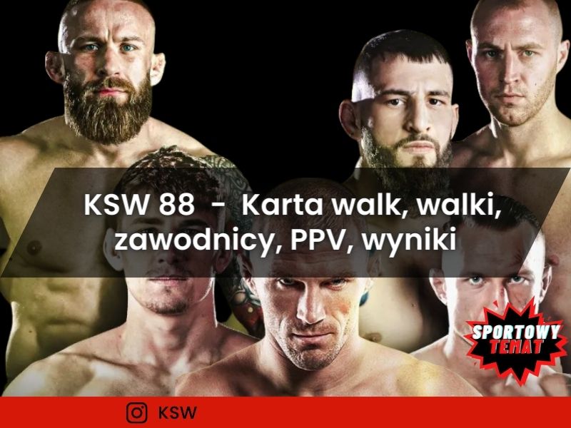 KSW 88 - Karta Walk, Walki, Zawodnicy, PPV, Wyniki