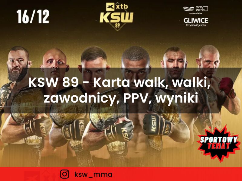 KSW 89 - Karta walk, walki, zawodnicy, PPV, wyniki
