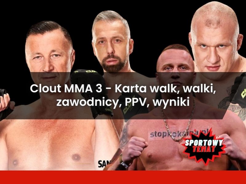 Clout MMA 3 - Karta walk, walki, zawodnicy, PPV, wyniki