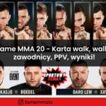 Fame MMA 20 - Karta walk, walki, zawodnicy, PPV, wyniki!